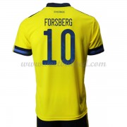 Goedkope Voetbalshirts Zweden EK 2020 Emil Forsberg 10 Thuisshirt..